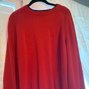 Red Tommy Hilfiger Sweater